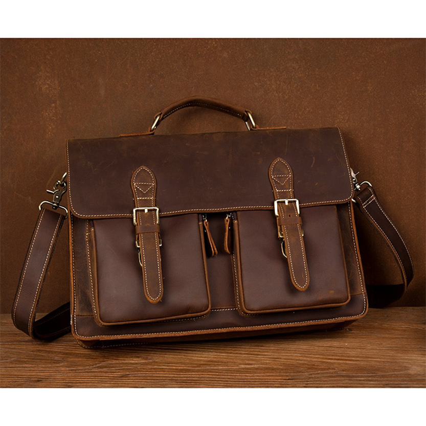 Funki Findz | Bags | Messenger Bags | Men's Leather Laptop Bag