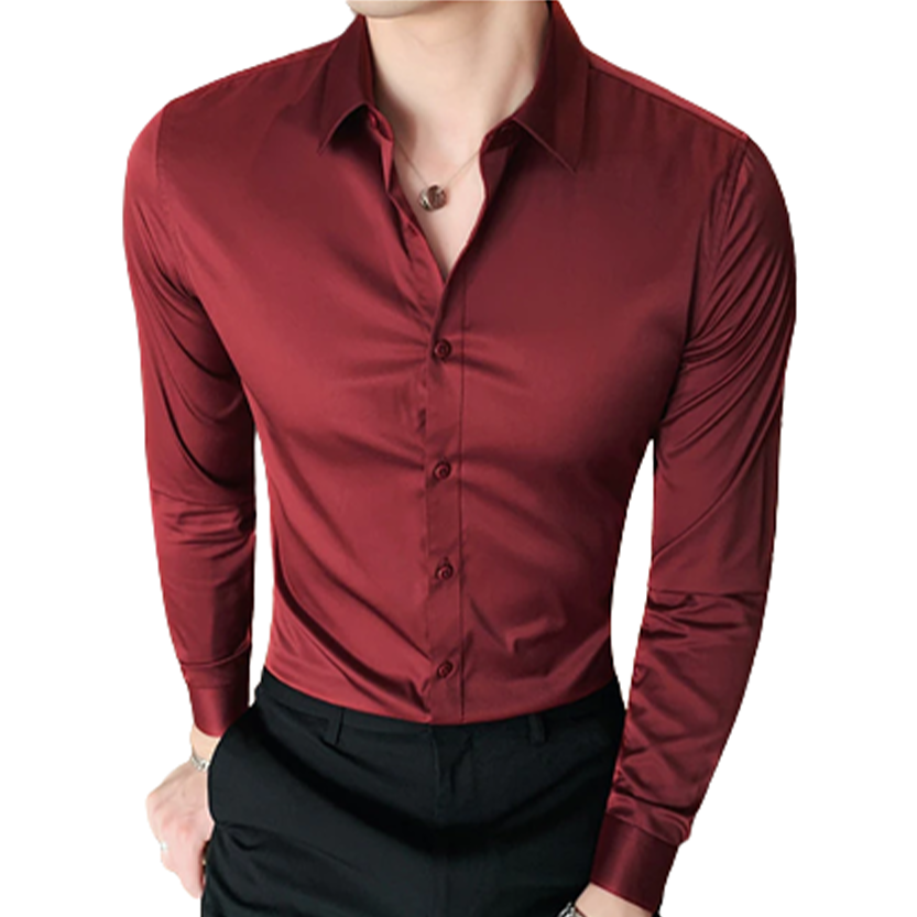 Funki Findz | Shirts | Men's Slim Fit British Style Dress Shirt 7XL