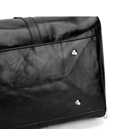 Funki Findz | Bags | Travel Bags | Faux Leather Overnight Bag