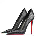 Funki Findz | Shoes | Women's Red Sole Snake Print Stilettos