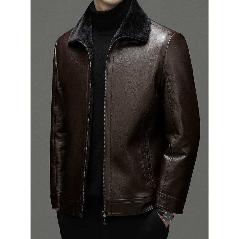 Funki Findz | Jackets | Men's Real Leather Fleece Lined Jackets