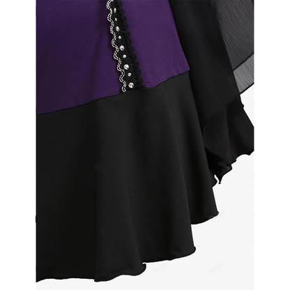 Funki Findz | Shirts | Women's Gothic Lace Flared Sleeves Shirts