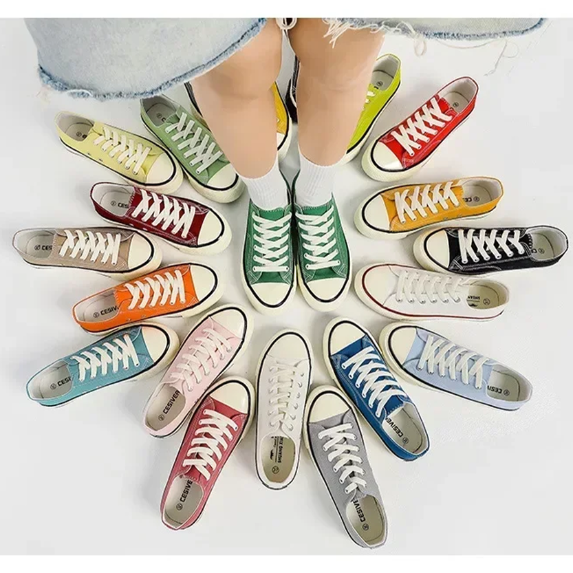 Funki Findz | Shoes | Women's Colorful Canvas Fashion Sneaker
