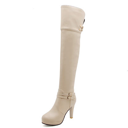 Funki Findz | Boots | Women's Thigh High Platform Stiletto Boots