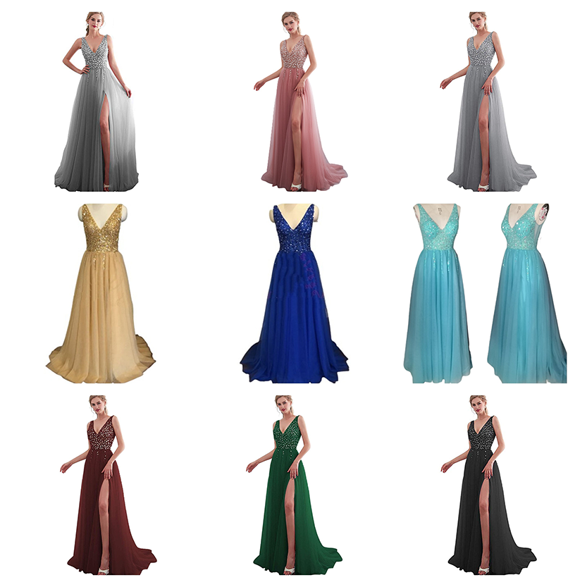 Funki Findz | Dresses | Women's Beaded  Evening Dress | Tulle