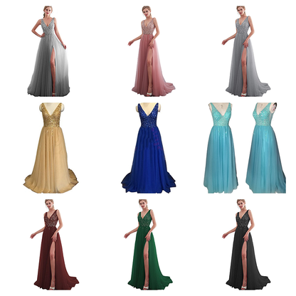 Funki Findz | Dresses | Women's Beaded  Evening Dress | Tulle