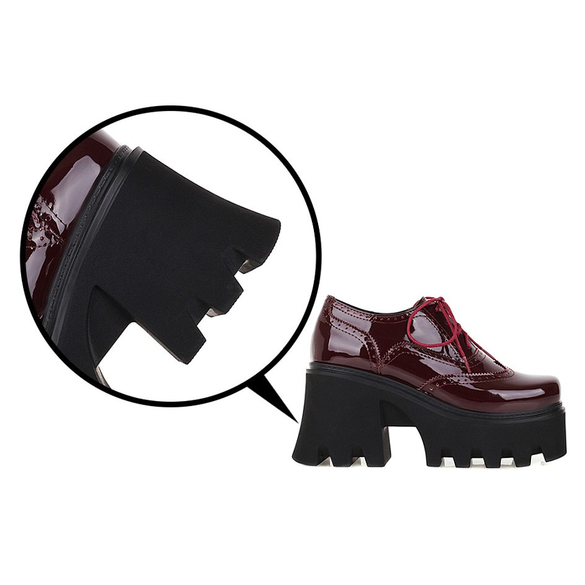 Funki Findz | Shoes | Women's British Walker Patent Platforms
