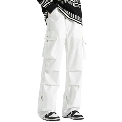 Funki Findz | Pants | Men's Casual Cargo Pants Long Loose Fit