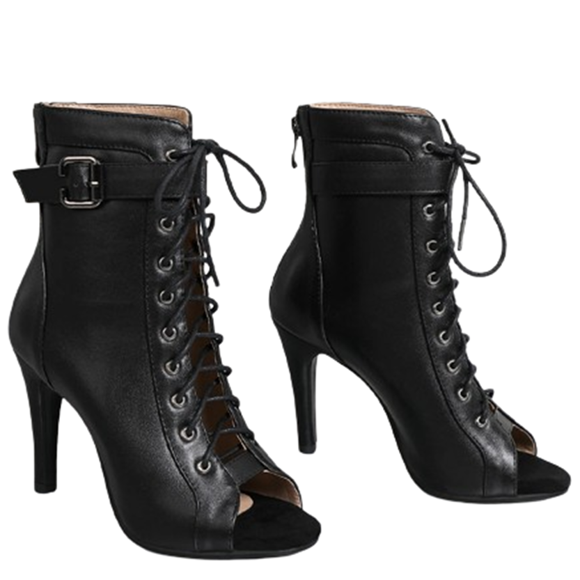 Funki Findz | Boots | Women's High Heel Lace Up Dance Shoes