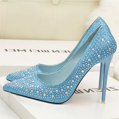 Funki Findz | Shoes | Women's Rhinestone Sparkly Prom Shoes