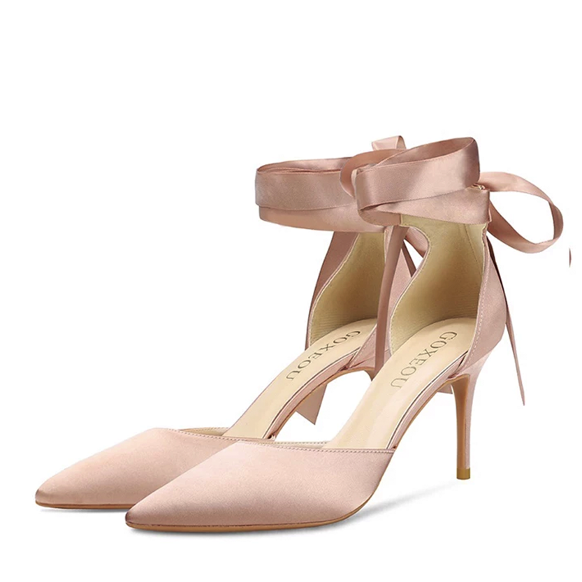 Funki Findz | Shoes | Women's Luxury Satin Bow Tie Stilettos