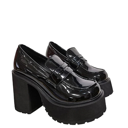 Funki Findz | Shoes | Women's Patent Platform Lolita Loafers