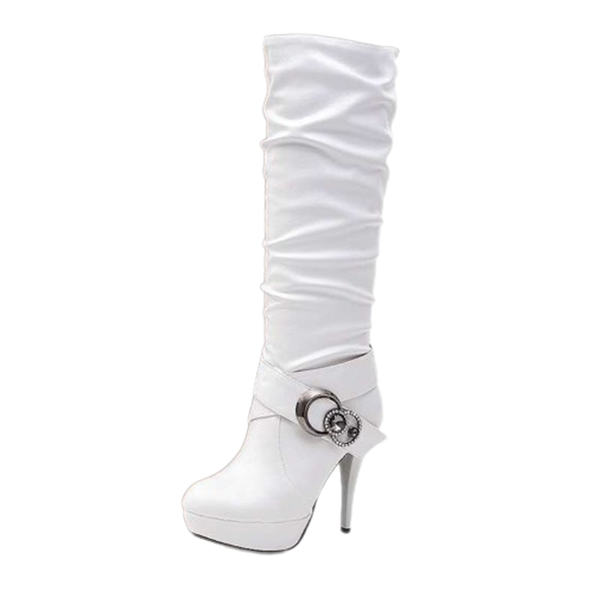 Funki Findz | Boots | Women's Knee High Platform Stiletto Boots