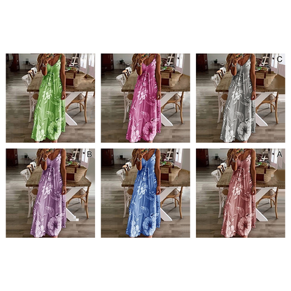 Funki Findz | Dresses | Women's Long Floral Summer Maxi Dress