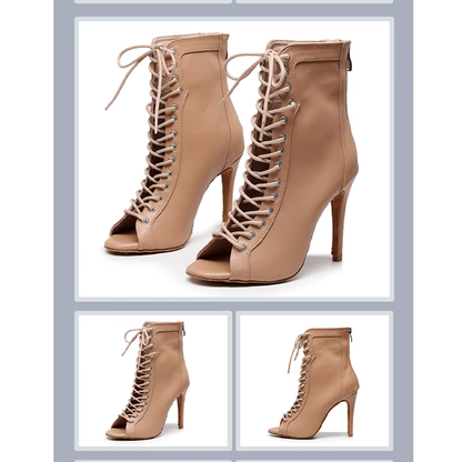 Funki Findz | Boots | Women's Latin Lace Up Dance Boots