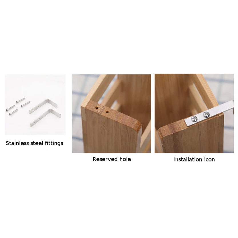 Funki Findz | Dish Racks | Bamboo Foldable Dish Drying Drainer