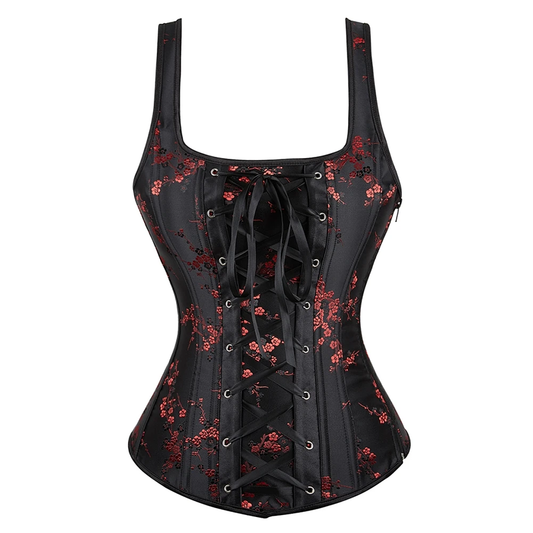 Funki Findz | Lingerie | Women's Vintage Floral Lace Up Corsets