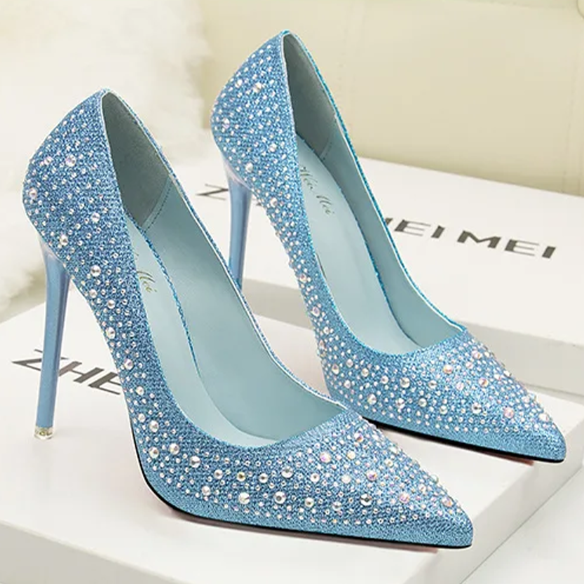 Funki Findz | Shoes | Women's Rhinestone Sparkly Prom Shoes