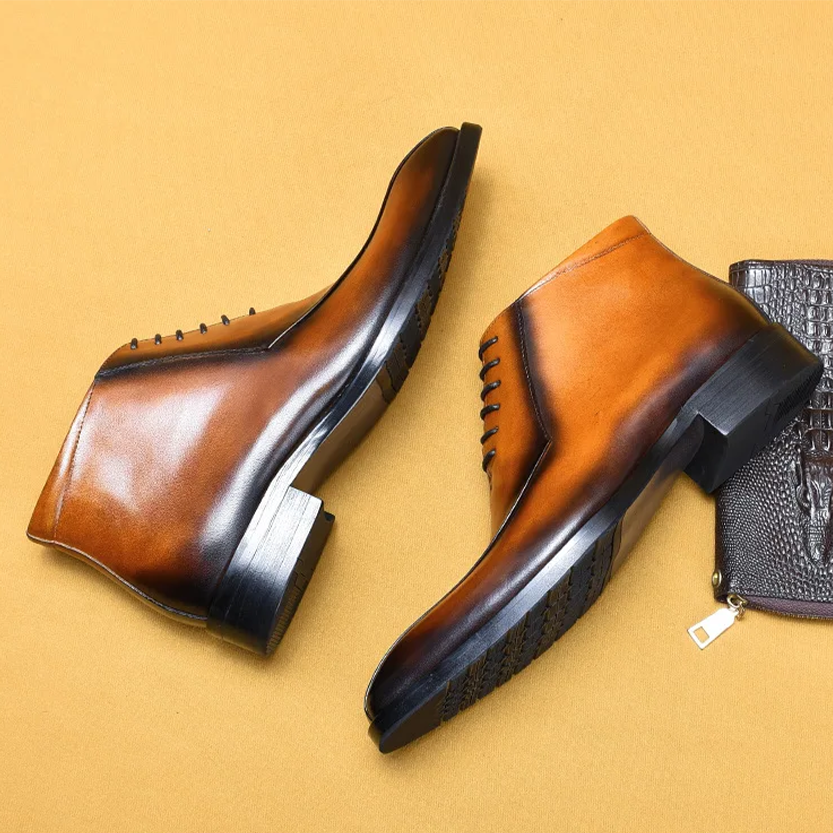 Funki Findz | Boots | Men's Genuine Leather Chelsea Ankle Boot