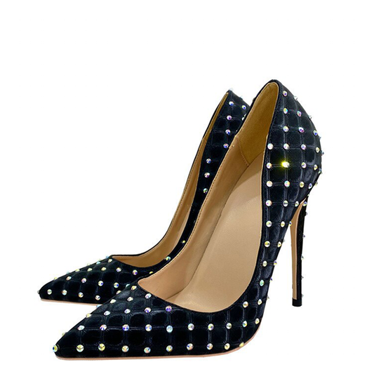Funki Findz | Shoes | Women's Beaded Crystal Luxury Stilettos