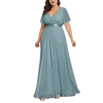 Funki Findz | Dresses | Women's Elegant Chiffon Evening Dress