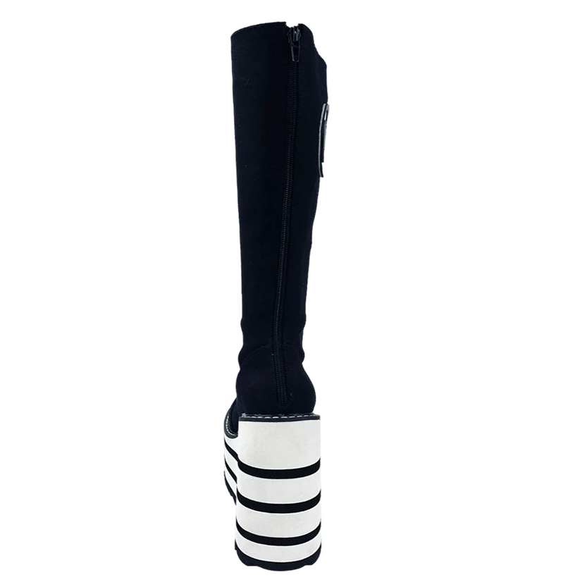 Funki Findz | Boots | Women's Canvas Platform Wedge Sneakers