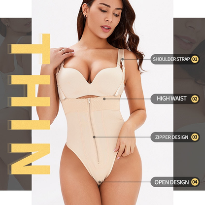 Funki Findz | Shapewear | Women's Plus Body Shaper Thong