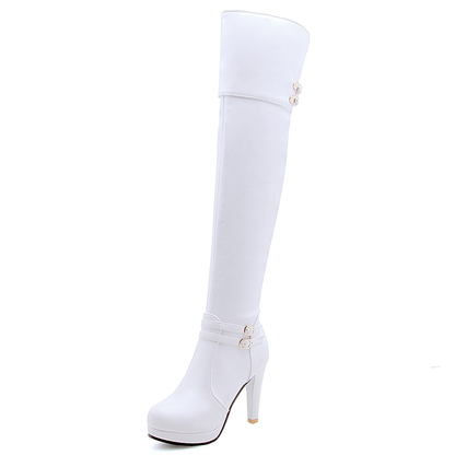 Funki Findz | Boots | Women's Thigh High Platform Stiletto Boots