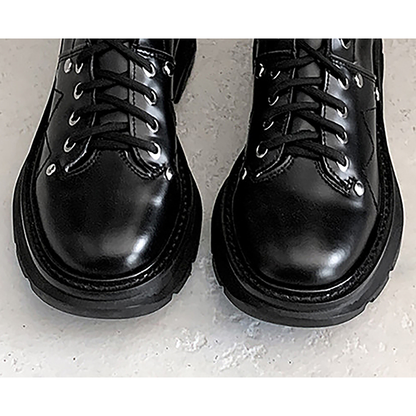 Funki Findz | Boots | Women's White Knee High Lace Up Boots