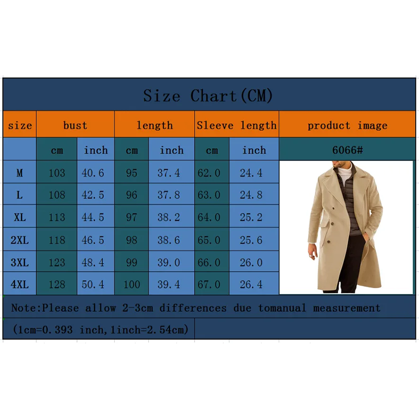 Funki Findz | Jackets | Men's Smart Casual 3/4 Length Overcoat