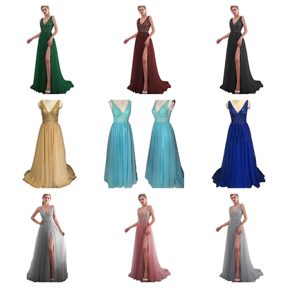 Funki Findz | Dresses | Women's Beaded  Evening Dress | Tulle