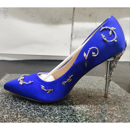 Funki Findz | Shoes | Women's Elegant Silk Formal Prom Stilettos