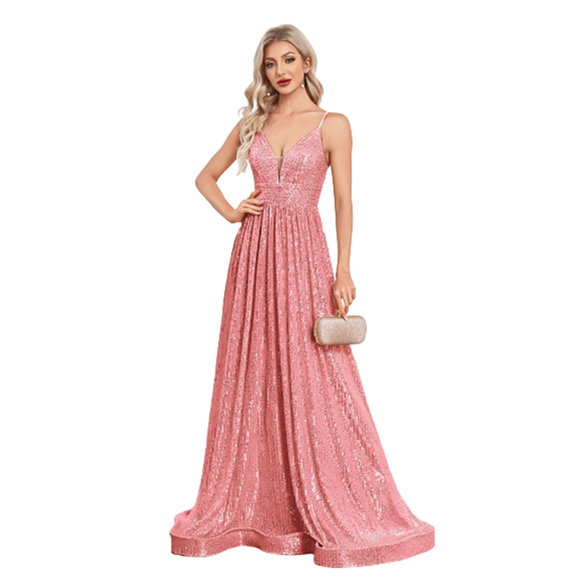 Funki Findz | Dresses | Women's Luxury Strappy Evening Dress