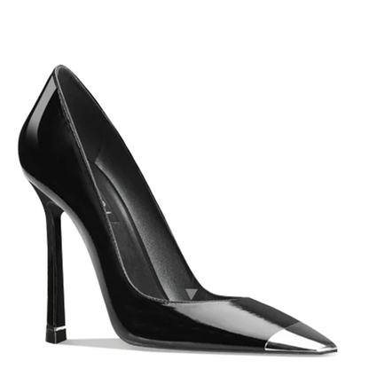 Funki Findz | Shoes | Women's Genuine Leather Metal Toe Heels