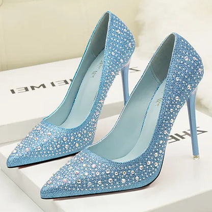 Funki Findz | Shoes | Women's Rhinestone Sparkly Prom Shoes