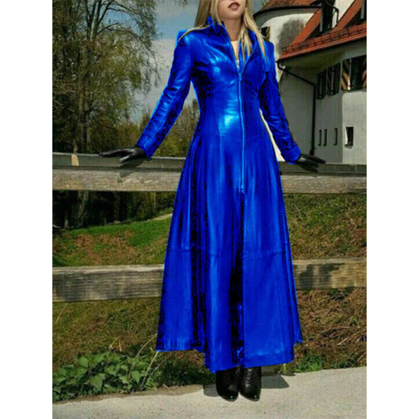 Funki Findz | Jackets | Women's Faux Leather Long Jackets