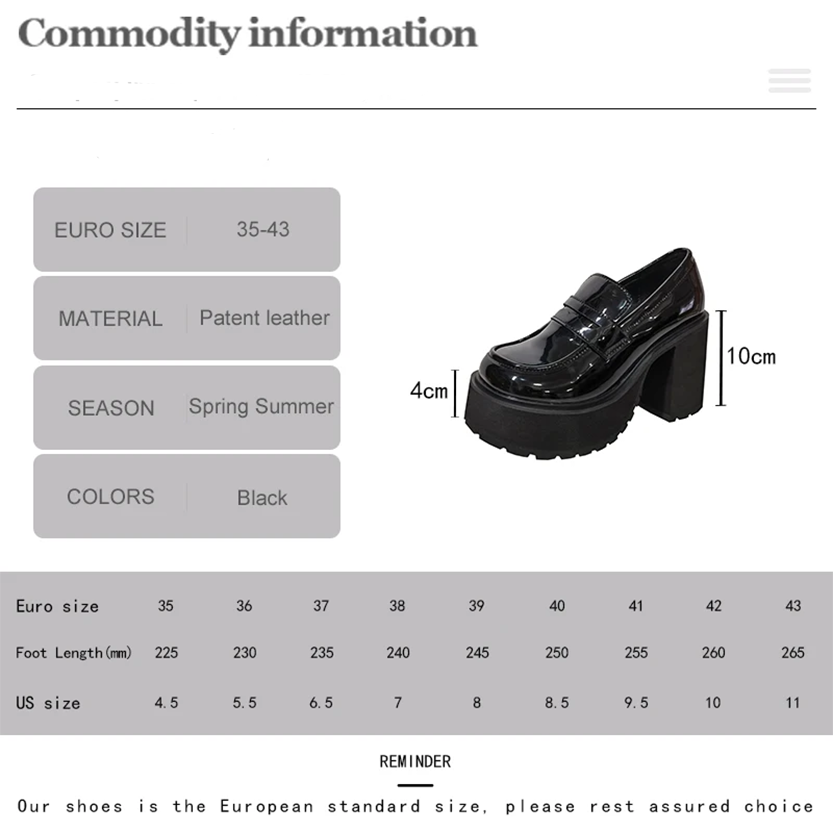 Funki Findz | Shoes | Women's Patent Platform Lolita Loafers