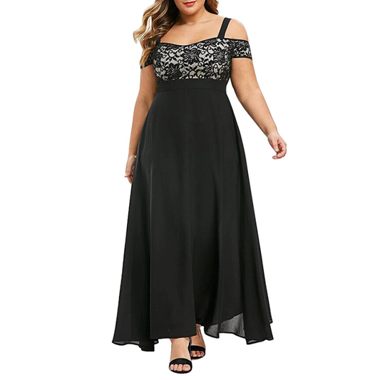 Funki Findz | Dresses | Women's Elegant Plus Evening Dress