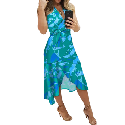 Funki Findz | Dresses | Women's Summer Party Midi Wrap Dress