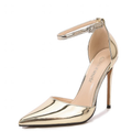 Funki Findz | Shoes | Women's Gold Silver Formal Stiletto Pumps