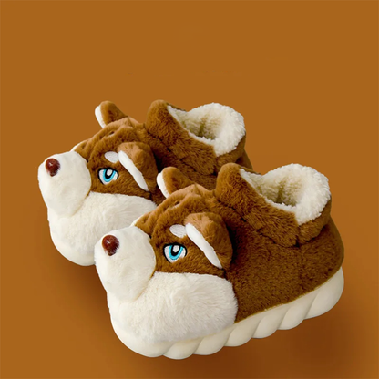 Funki Findz | Shoes | Women's Cute Alaskan Dog Warm Slippers