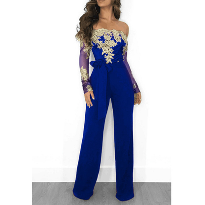Funki Findz | Pants | Women's Elegant Lace Evening Jumpsuit