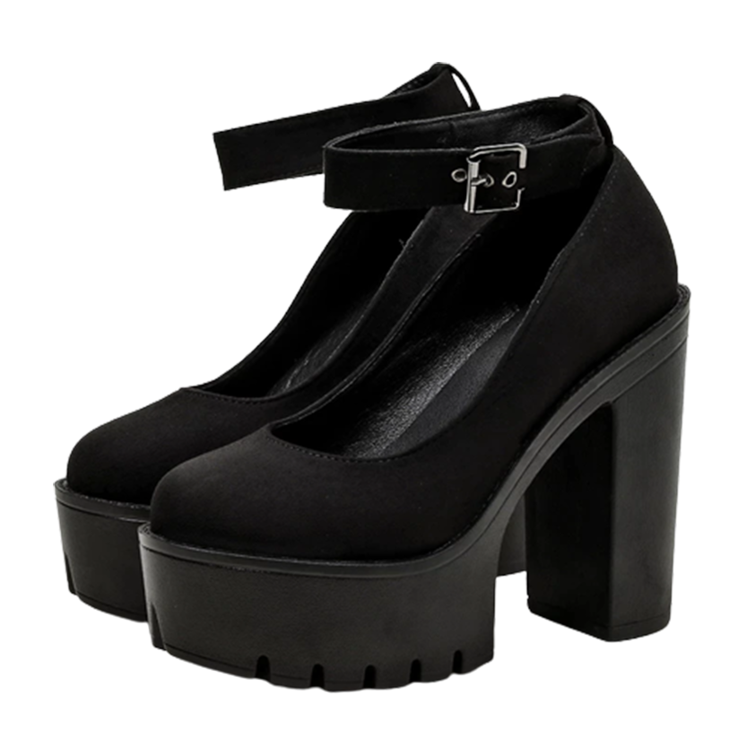 Funki Findz | Shoes | Women's High Buckle Strap Lolita Platforms