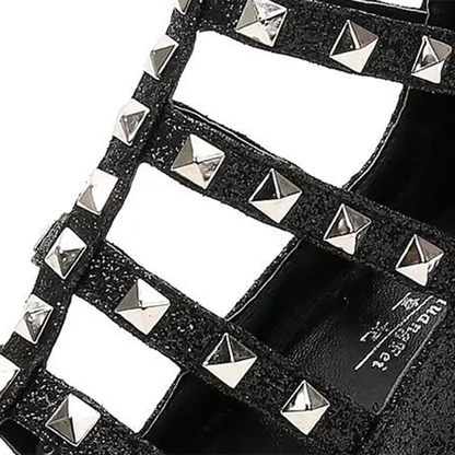 Funki Findz | Shoes | Women's Rivet Platform Gladiator Sandals
