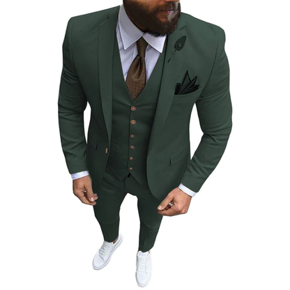 Funki Findz | Suits | Men's Formal Wedding Attire | 3 Pcs Slim Fit