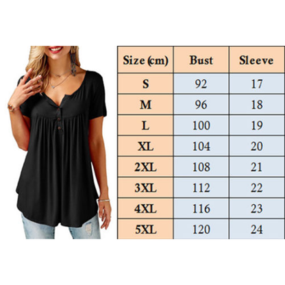 Funki Findz | Shirts | Women's Short Sleeve Loose Casual Blouse