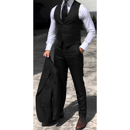 Funki Findz | Suits | Men's 3 Pcs Formal Grooms Suit | Slim Fit