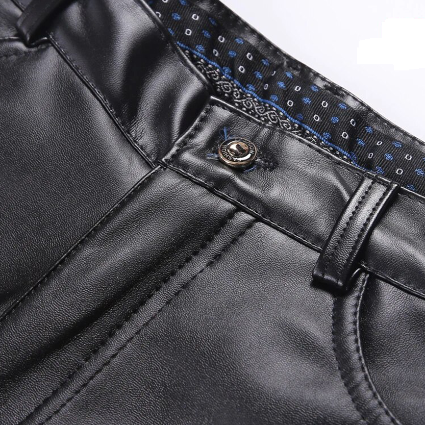 Funki Findz | Pants | Men's Faux Leather Fashion Biker Pants