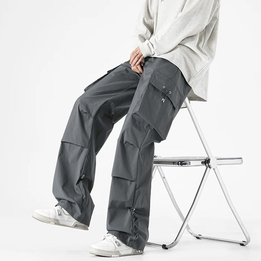 Funki Findz | Pants | Men's Casual Cargo Pants Long Loose Fit