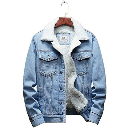 Funki Findz | Jackets | Men's Warm Denim and Sherpa Jackets